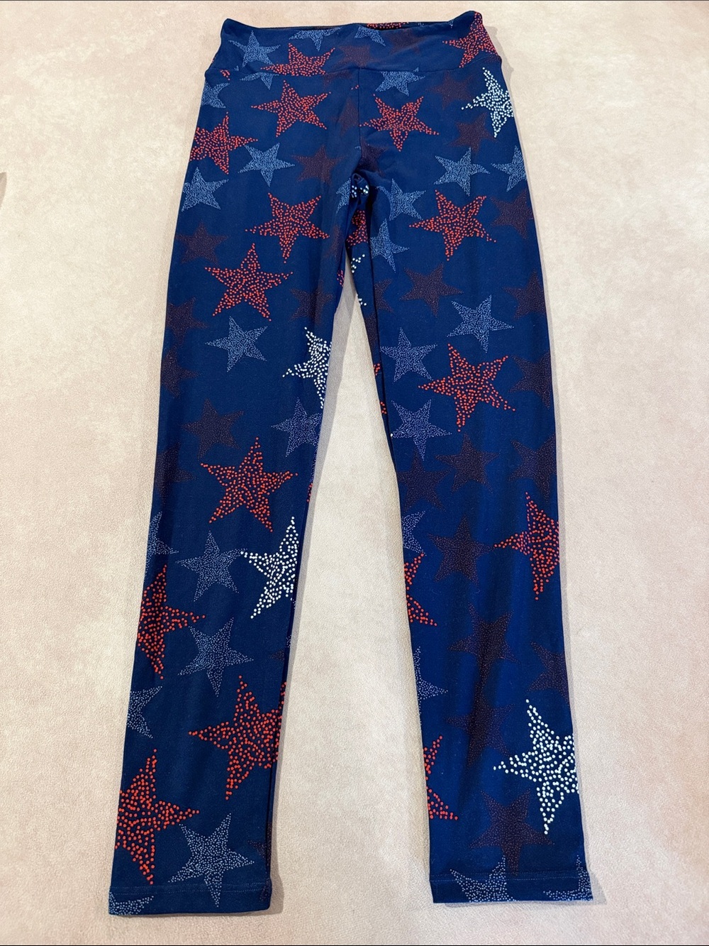 LulaRoe Patterned Leggings • size one size • NWOT